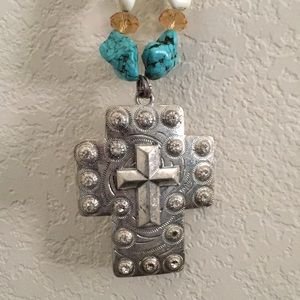 Gorgeous cross necklace!